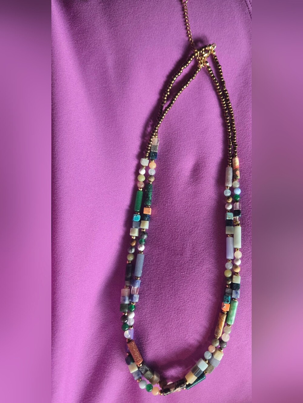 Mixed Natural Stone Necklace